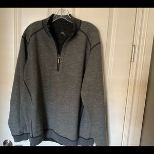 EUC Tommy Bahama 3/4 zip sweater, size XL